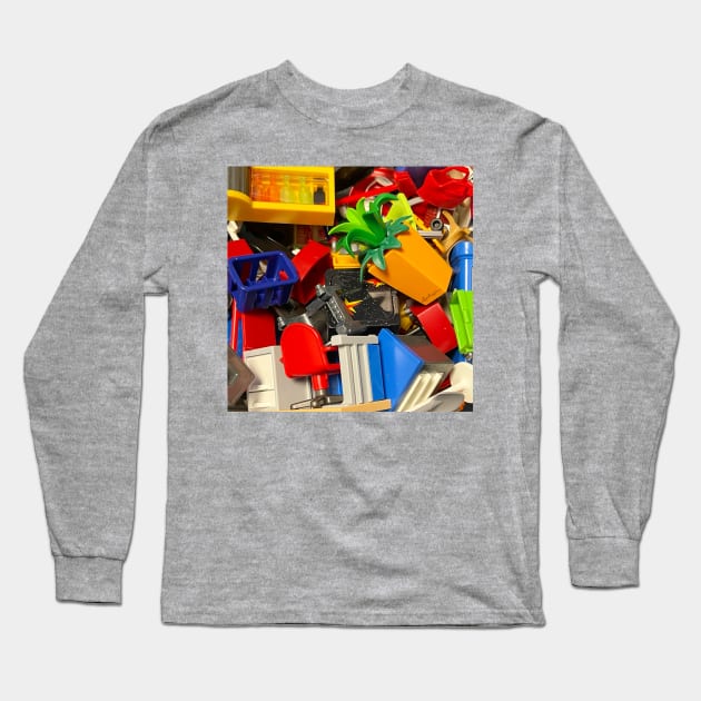 Playmobil Art Long Sleeve T-Shirt by GeekyImpresario